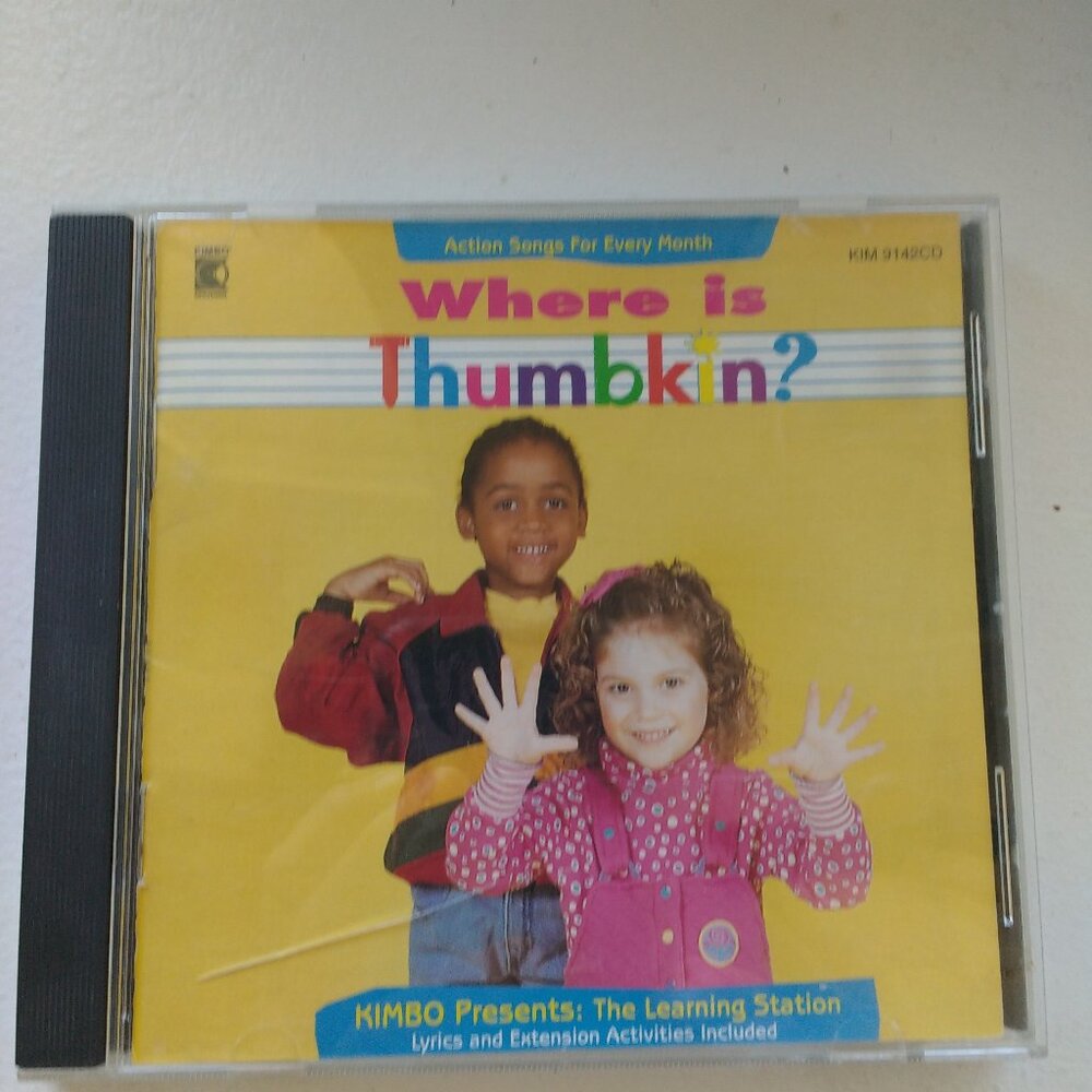 Kimbo The Learning Station: Where Is Thumbkin? CD 1996 used working condition
